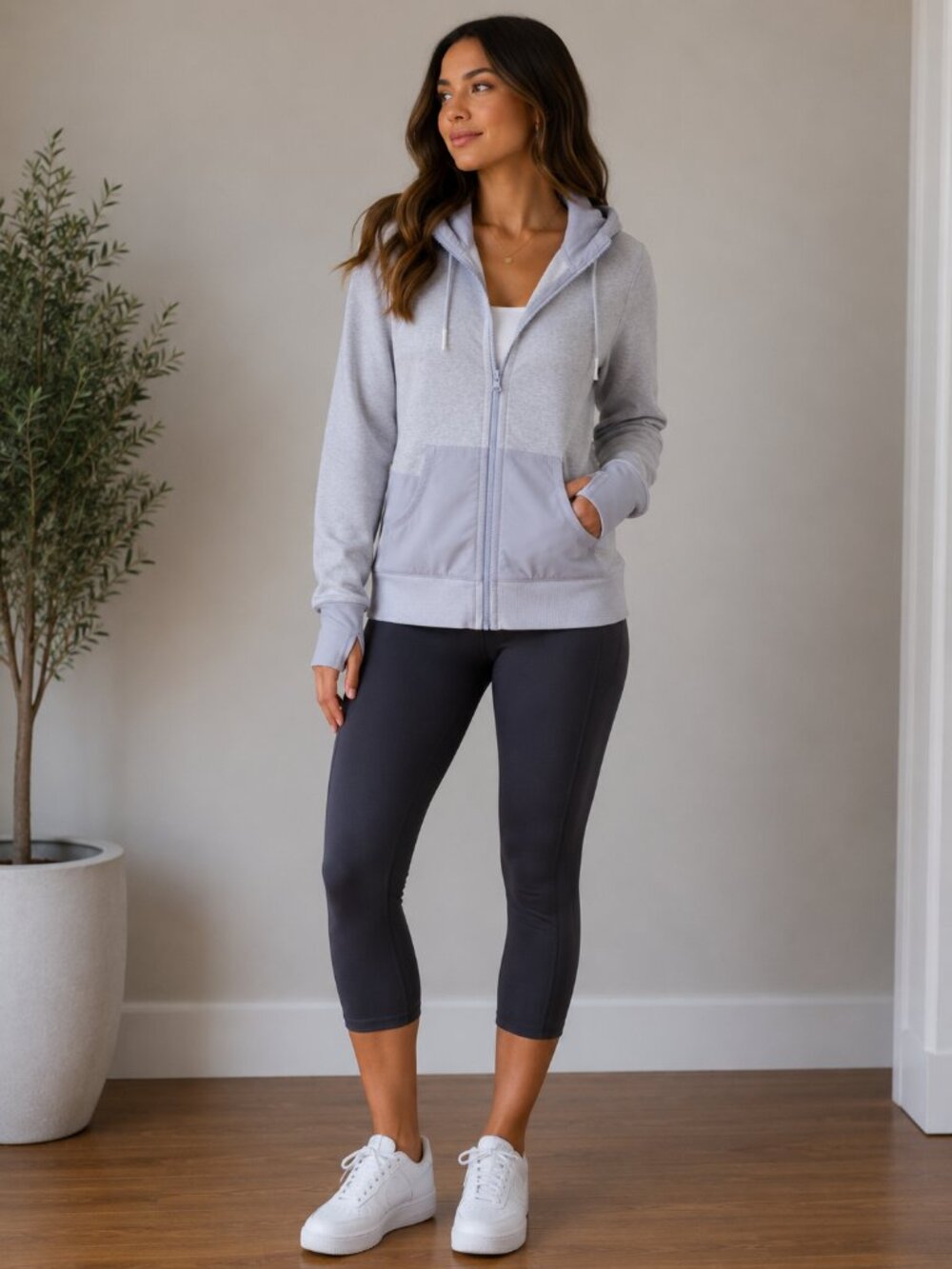 lululemon athletica Lavender Zip-Up Hooded Utility Jacket